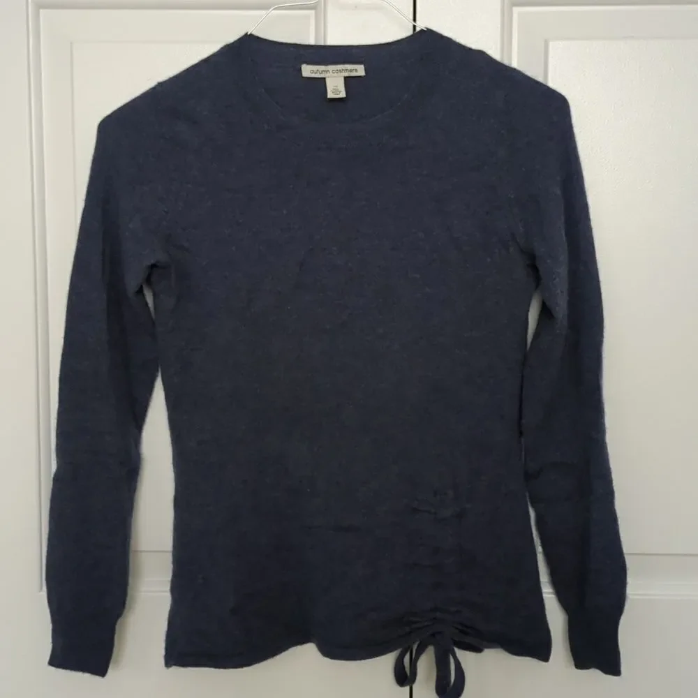 Autumn Cashmere Cinched Cashmere Crewneck XS